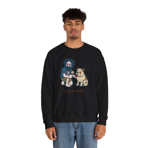 Grateful Dead - Jerry and Frank Are Sharin' | Life is dead. Crewneck Sweatshirt - StealieShop